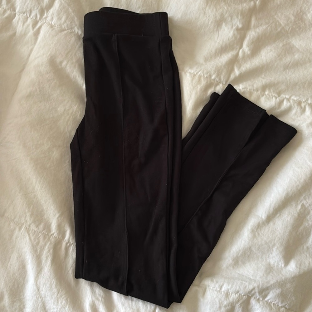 Split hem pants